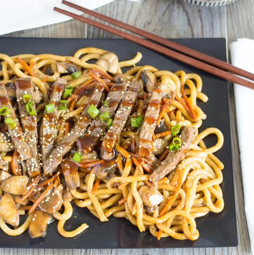 2 Beef teriyaki