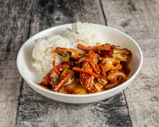 4 Spicy Chicken teriyaki